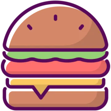 a hamburger clipart