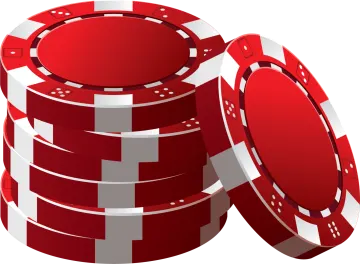 a stack of poker chips