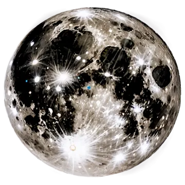 a black and white image of the moon