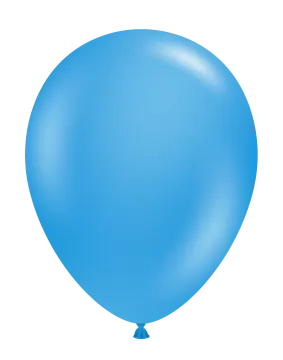 a blue balloon on a white background