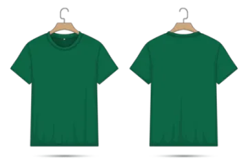 a green t - shirt on a hanger