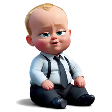 a baby sitting on the ground