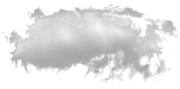 a gray cloud on a white background