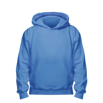 a child's blue hoodie