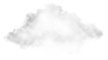 a cloud on a white background