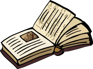 an open book