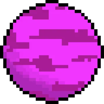 a white circle on a black background