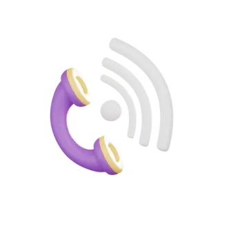 a pair of purple and white ear plugs