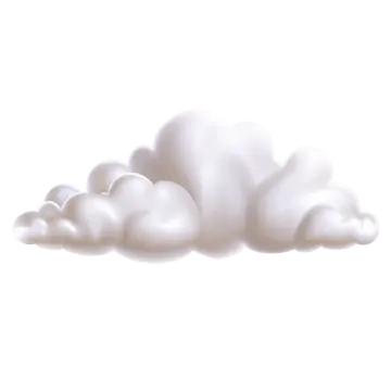 a group of white clouds on a white background