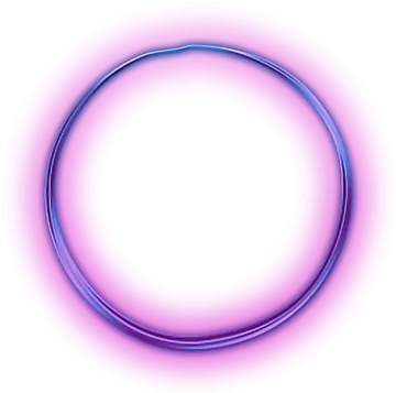 a purple ring on a white background