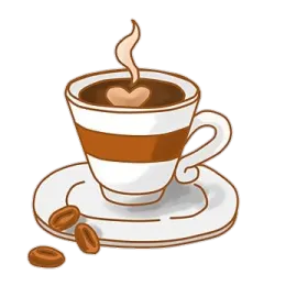 a cup of coffee on a saucer