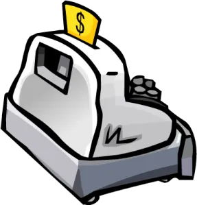 an image of a machine with a dollar sign on it