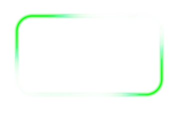 a white square with a green border