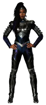 an image of a woman in armor