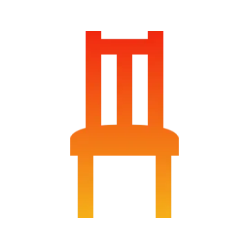 an orange suitcase icon