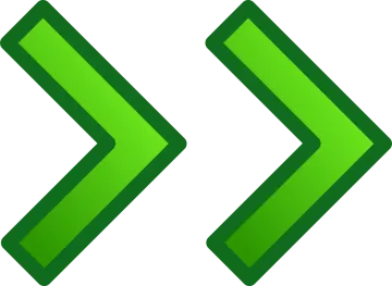 a green arrow icon on a white background
