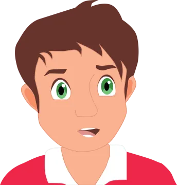 a boy with green eyes and brown hair