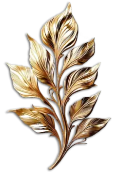 gold leaf wall art