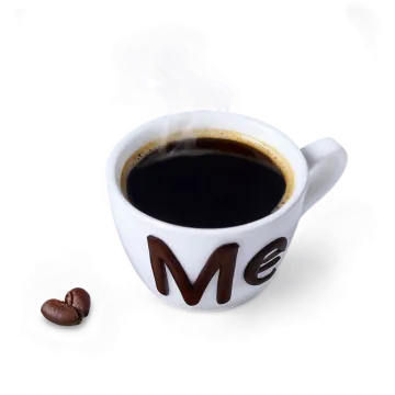 a cup of coffee with the word love written on it