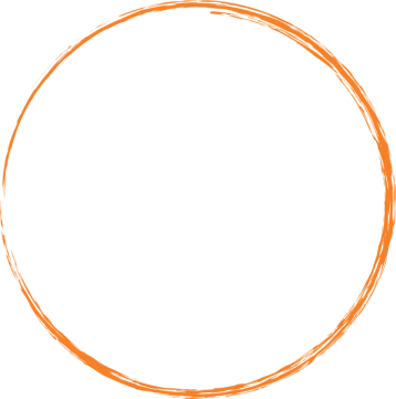 a brown circle with a white background
