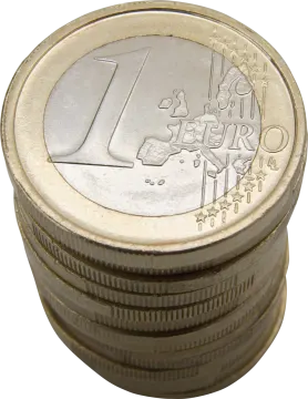 a stack of coins sitting on top of each other coins