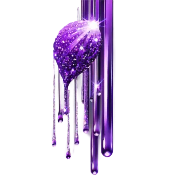an image of a purple liquid dripping from a pipe