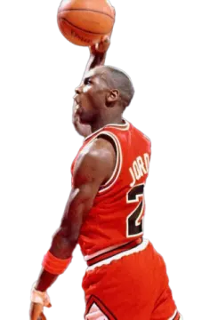 a basketball player with a ball in his hand