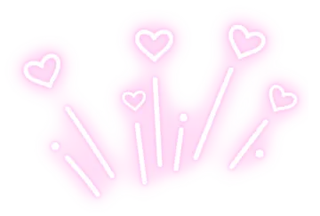 a white background with hearts and arrows