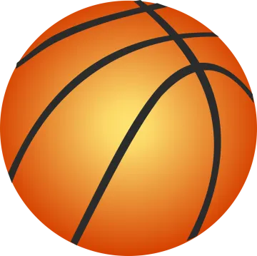 a basketball ball on a white background