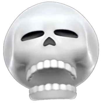an image of a skull face