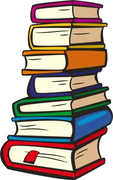 a stack of books