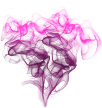 pink smoke on a white background