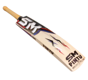 a cricket bat on a white background