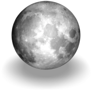 a full moon on a white background