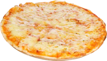 the pizza is round