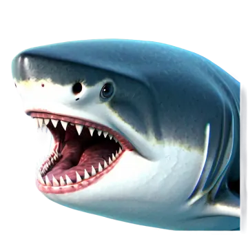 a close up of a shark with its mouth open