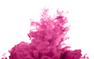 pink smoke on white background