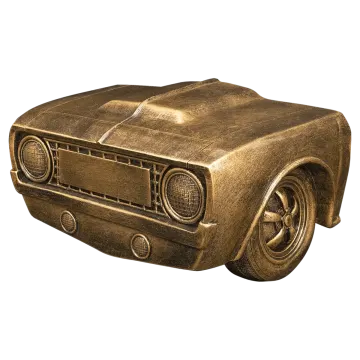 a 3d model of an old car