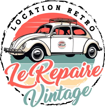 a white vw beetle with the words, i don't to repair