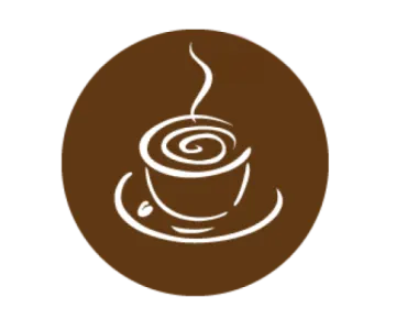 a cup of coffee on a white background