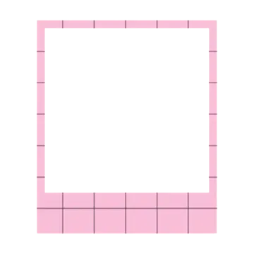 a square frame with pink squares on it