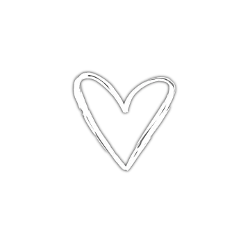 a silver heart charm on a white background