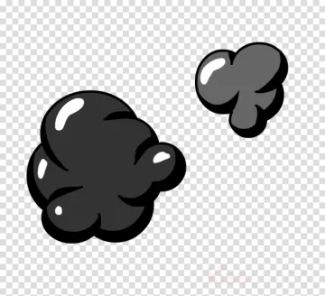 a black and white image of a pair of mushrooms
