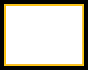 a yellow frame on a black background