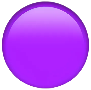 a purple button on a white background