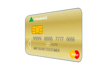 an image of a gold credit card