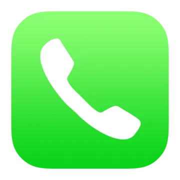a green phone icon