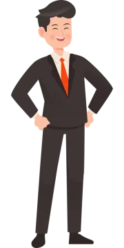 a man in a suit and tie