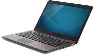 a laptop computer with a blue screen
