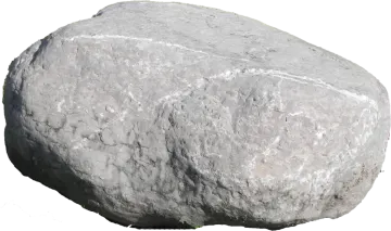 a large rock on a white background
